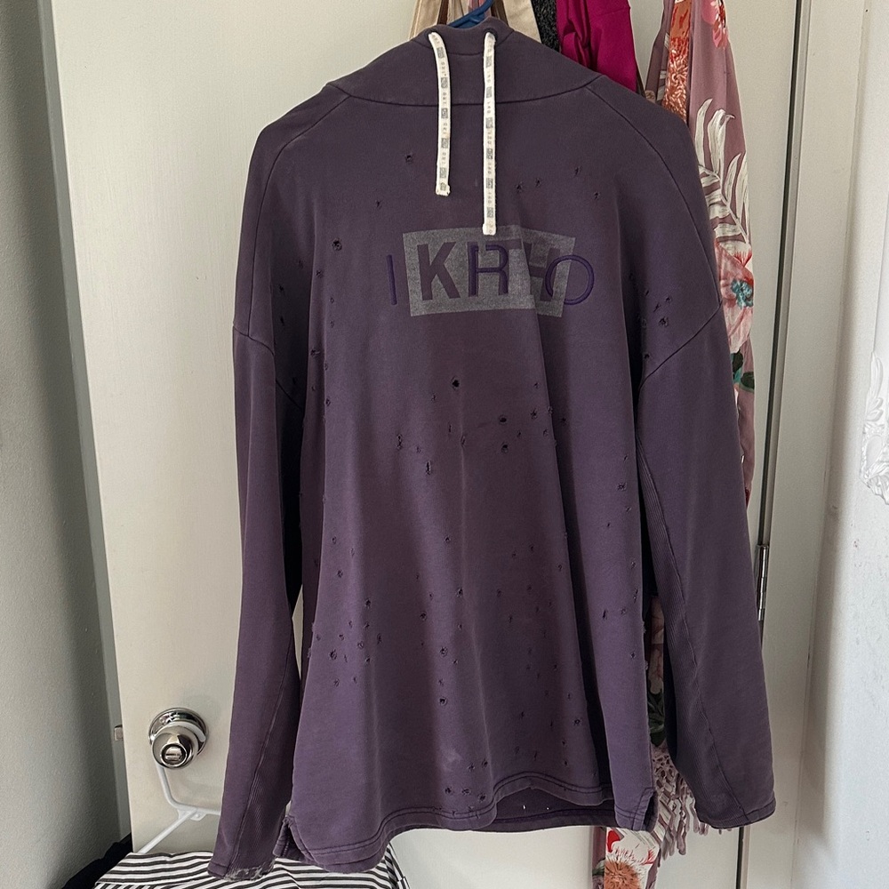 Purple KITH - IRO Long Sleeve Hoodie